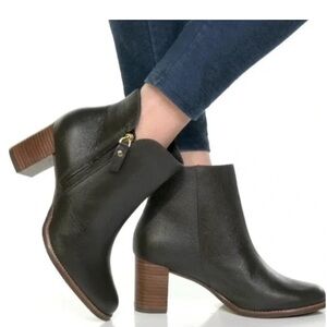 Marc Joseph The Grand Central Black Leather Ankle Booties sz 9.5 NIB